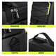 Bicycle pack bags with extra large capacity station wagon waterproof shelf bag long-distance riding three-in-one camel bag YA675 black three-in-one [three sets]