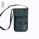 Sac d'identité personnalisé sac passeport sac de carte de voyage sac multifonction sac de billetterie aérienne portefeuille portefeuille mobile sac de téléphone mobile universel pour hommes et femmes verts 13 * 20,5 * 1