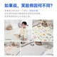 
Smiling bear baby crawling mat non-toxic and odorless children thickened baby crawling mat anti-falling overall pad flooring home floor mat track park + snow cute pet [3C certification + safe and odorless + home delivery] 180*200*2cm thick