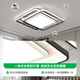 大观园吸顶灯简约现代led书房灯具极简大气家用北欧温馨卧室灯440E 60W 4882-圆形白色-无极-