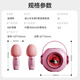 Disney Wireless Karyoke Microphone and Audio Integrated Children's Microphone Bluetooth haut-haut-parleur et fille de jouet de jouet en poudre cadeau d'anniversaire