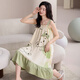 Victoria's style summer suspender nightgown for women's new pure cotton student Korean version sweet and slim and cute bow sleeveless pajamas for girls CA6167 (nightskirt) M size recommendation (85-105Jin [Jin equals 0.5 kg])