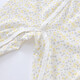 YEEHOO baby clothes newborn jumpsuit baby infant home crawling suit jumpsuit light yellow 80CM
