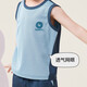 
MQDMINI children's clothing children's suit boys short-sleeved shorts two-piece set of small and medium-sized children's sportswear summer clothes baby double-sided mesh suit blue 100