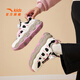 Anta Children's Sneakers Girls's Shoes 2025 Осень Осень Новый Продукт Модный и удобный брауни Студенческая повседневная обувь [Женский брауни] Черный/белый/розовый 8829-3 33 фута длиной около 20,5 см.