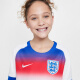 耐克（NIKE）官方男女童2025赛季英格兰队主场大童速干足球球衣FZ9197 405皇家宝蓝/白/白 135 XS