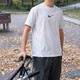 Nike (Nike) Kurzärärtes T-Shirt 2025 Sommer Neue Hyverse-Dri-Fit-Herren-Kurztrocknungen mit halbärmeligem runden Hals-Top Weiß/Burgund/Silber HV4882-100 Schnell trocknend 2xl