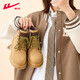 Warrior Martin Boots for Women in Summer and Autumn British Style Women's Shoes para ropa de trabajo de montañismo Boots Short 1327 Camel 37