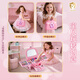 Aozhijia Kinderkosmetikspielzeug Girls 'Make-up Set 3-6 Jahre alt können Wasser Geschenkbox Nagellack Make-up Geburtstagsgeschenk