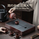 Shangyanfang ebony solid wood simple tea tray tea tray water storage household bakelite light luxury high-end atmospheric small dry tea table