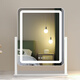 Cosmetic mirror with light desktop desktop LED light makeup artist's special fill-in light cosmetic mirror home bedroom high-definition mirror horizontal style - rechargeable white - 57*48cm
