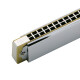Tombo Japón Tongbao Harmonic 6624s Collection Model Full Metal Copper Grid Versión de 24 agujeros Polyphonic C-Tune Armónico Instrumento de rendimiento Profesional Instrumento D-Tune