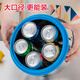 Zhewei en acier inoxydable 2 couches Isolation Boîte à lunch à grande capacité Bodet Hands Handd Soup Bodet Adulte Rice Bucket Soup Pot SN4877 3L Jaune (201 Material)