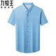 Chemise de soie en soie en soie lourde de la soie lourde pour hommes à manchette à manches courtes à manches à manches à manches courtes.