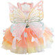 Vêtements pour chiens Cat mince chat jupe arc-en-ciel Rainbow Butfly Colorful Puffy Small Dog Teddy Pet 4867 Pink Butterfly ne peut pas être démonté S est approximativement adapté à 4-6 Jin [Jin est égal à 0,5 kg] 2 pièces à 95% de réduction