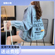 轻雨小筑外套感纯欲风牛仔外套女韩版宽松潮炸街牛仔衣 9926#图片款蓝色 9926#图片款蓝 S 建议80--100斤