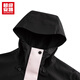 
Super Anta Shock Clothes Women's Autumn Outdoor Camping Hiking Waterproof and Moisturizing Color-blocking Hooded Sports Jacket 162536605U Basic Black/Rigid Soft Powder-3 S/Women's 160