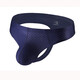 Color principal CAT Men's tang Men's U Convex Summer Simple Cool Cool Sin traceles Seda de una pieza de una pieza de baja cintura Shorts sexy C79 White Navy Powder M 90-120Jin [Jin equivale a 0.5 kg]