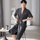 Langsha Camiseta para hombres de algodón de verano para hombres delgada de algodón de manga corta Basca de longitud de gran tamaño 2025 NUEVA Ropa de pijama de vestido de secado rápido