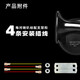 Car snail horn super loud high and low two-tone whistle 12v24V waterproof motorcycle universal truck electric horn 12v pair + wire with iron plate
