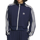 Adidas Women's Vêtements 2025 Style d'été confortable Silky Slim et polyvalent courte courte debout veste KB8950_BLUE S