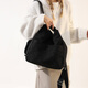 Dadong Sanyi Rucksack Frühlings- und Sommer neuer Rucksack Schulbag weibliche Studententasche Cord-One-Shoulder Crossbody Tasche Brown