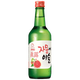 Jinro soju Korean imported grapefruit flavor 360ml sake low-alcohol liquor Korean rice wine liqueur fruity green grape