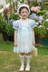 Girls 2025 Spring New Frozen Princess Elsa Dress Girls Fashionable Knited Picture Color 100