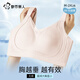 都市丽人大胸显小内衣女夏季胸罩薄款无钢圈粉底液无痕裸感舒适文胸
