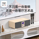Patriot S116 Bluetooth audio echo wall TV speaker wireless home KTV theater karaoke audio set all-in-one machine with dual microphones jade white wood grain color