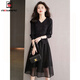 AEMAPE HIGH TAILLE MESH Large Sway A-Line Malf-Body Tulle Jupe 2025 Été Nouveau design Simple and Fashionable Mid-Longing Jirt 9902 Long Tulle Jirt Brown One Size (95-130Jin [Jin est égal à 0,5 kg]))