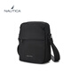 
NAUTICA Business Casual Vertical Crossbody Bag Adjustable Shoulder Strap Business Travel Crossbody Bag Black