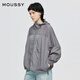 Moussy x StudioWear2025 Sommer Neues Produkt im Freien im Freien im Freien für Frauen 028isa30-3361 170 Holzkohlegrau S