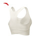 Anta Guan Xiaotong's same style sports vest women's new yoga Pilates stable support underwear BRA fitness wear Australian rice white-1 L