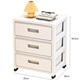 Anya bedside table small home bedroom simple storage cabinet drawer storage cabinet mini side table bedside cabinet