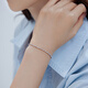 Lukfook Jewelry Platinum 950 Bundy Beads Platinum Bracelet as a Gift Price G07TBPB0014 3.84g (including labor cost 349 yuan)