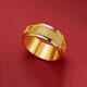 MHFDO Lao Feng Xiang quality men's ring number six Vietnamese sand gold mantra rotating cylinder ring No. 9 Lao Feng Xiang quality