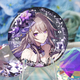 Yusen Ice Star Eisenkonzert Hayao Huangquan Sonntag Fan Animation Mizuko Creative Badge Double Flash Barji School New Valley H3527 Jingyuan [Yintang] -58mm Double Flash Barji