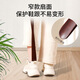 Bao's shoehorn long handle solid wood extended 75CM shoe stretcher shoe lifter for the elderly and pregnant women without bending over to put on and take off shoes.
