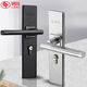 
Yuema 304 stainless steel bedroom door lock set without modification hole indoor room door universal household solid wood door lock black hole distance 121195MM lock body 13559 tongue
