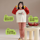 Marienza Pajamas Pajamas Girls Spring and Autumn Cotton Pure mangas largas 2025 Nuevo estilo para ropa al aire libre.