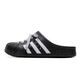 Adidas official ship store casual shoes men's shoes summer new sports shoes outdoor breathable hole shoes beach slippers JH9848 black 39