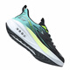 Peku Breathable Flying Men's Shoes Summer New Sports Shoes Sports Shops para hombres cómodos y livianos Black and Green S833 44 (270 mm)