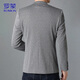 Romon (Romon) Costume Men's Business Slim Jacket Automne Automne Professional Wear Wedding Suit Gray L