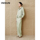 Enshang 2025 Spring Shadow Children's Clothing Casual Classic Codled Sweatshirt Jacke Gras Green S 36