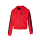 Vêtements féminins adidas 2025 Summer New W S ft fz HD Sports et veste à capuche décontractée rouge IS6999 S
