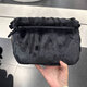 
Nike (NIKE) shoulder bag men's bag women's bag outdoor sports bag student casual bag plush shoulder crossbody bag FZ1326-010 black all size