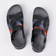 Goldlion sandals men's summer 2025 new fashionable soft-soled beach shoes men wear waterproof and non-slip sandals on the outside to drive two-piece black 9793 38
