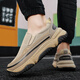 Zapatos para hombres de carpintero Summer 2025 Nuevos productos de ropa de trabajo transpirable zapatos para hombres Trabajo de protección laborista Zapatos de hombres de un pie Men Khaki 42