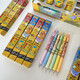 The Art Trait Pokémon Blind Box Stift Internet Promi Hochwerte Ins Anime 2d periphere Pikachu Schnelltrocknende Signature Stift Stippe glatt 0,5 mm schwarzer Wasser Stift Schreibweise Schreibwaren gemischtes Haar 6 Teile X-6227 Jiyikawa Blind Box Stift 0,5 mm x andere
